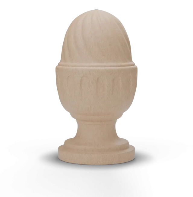 Навершие "P-Acorn" из массива дуба, ясеня, сосны, клёна